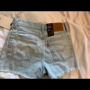 Levi’s high waisted wedgie shorts